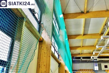 Siatki Kościerzyna - Duża wytrzymałość siatek na hali sportowej dla terenów Kościerzyny